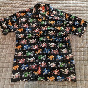 Hawaiian Motorcycle sport bike Hawaiian Camp shirt
